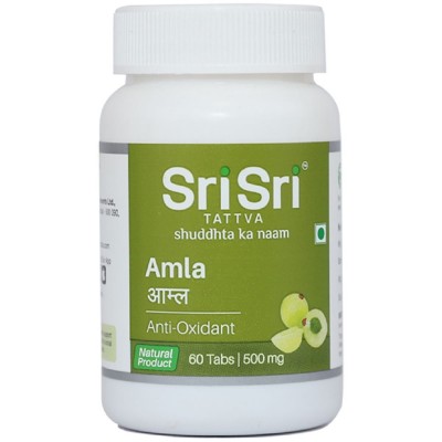 Sri Sri Tattva Amla Anti-Oxidant Tablets (60 Tabs, 500mg)