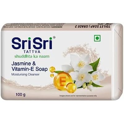 Sri Sri Jasmine & Vitamin E Soap, 100 Grams