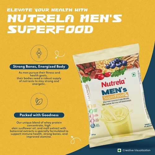 Patanjali Nutrela Men's SuperFood - 150 Gms for Vitality