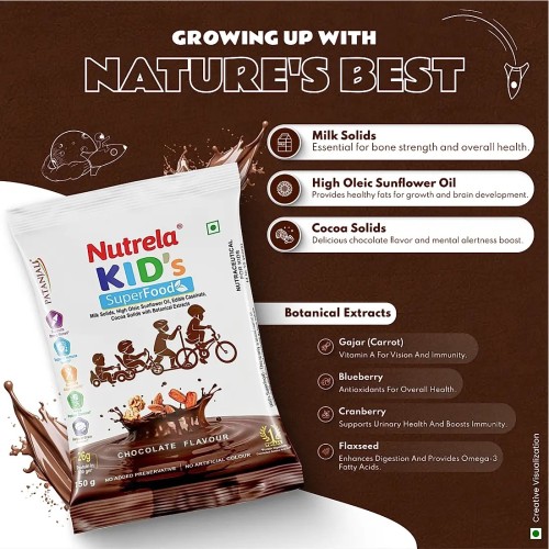 Patanjali Nutrela Kid's SuperFood - 150 Gms for Growth