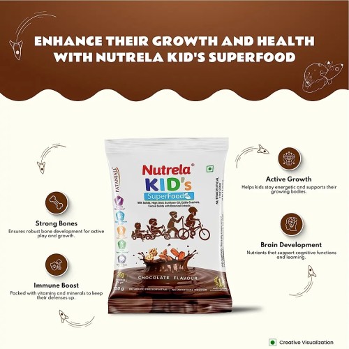 Patanjali Nutrela Kid's SuperFood - 150 Gms for Growth