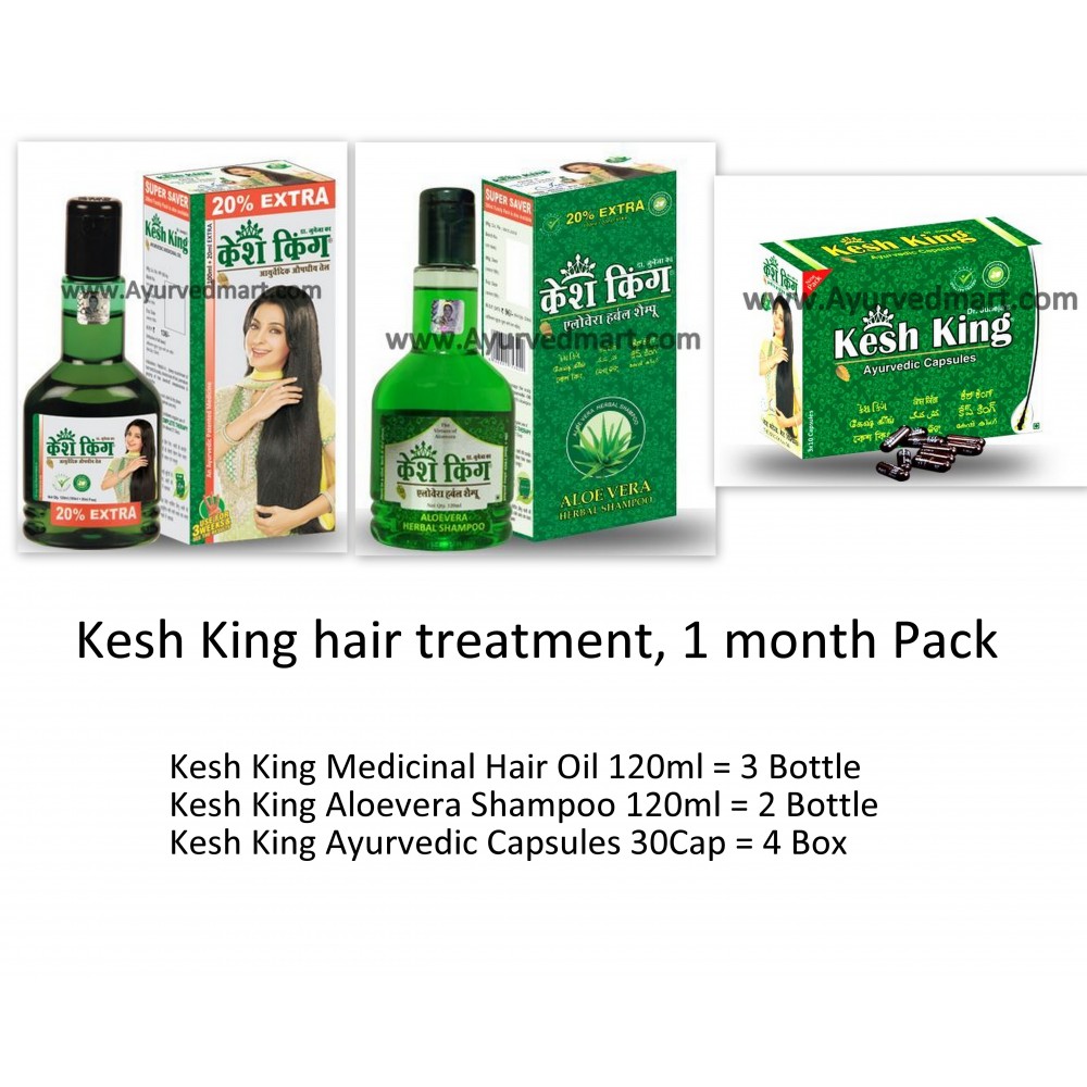 Kesh King Hair Treatment , 1 Month Pack