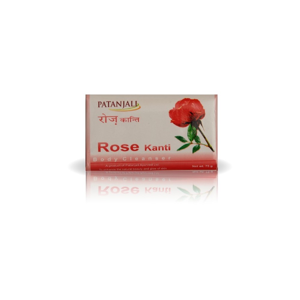 Patanjali ROSE BODY CLEANER SOAP, 75 gm
