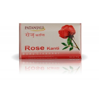 Patanjali ROSE BODY CLEANER SOAP, 125 gm