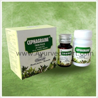 Charak Cephagraine Tablet And Nasal Drops