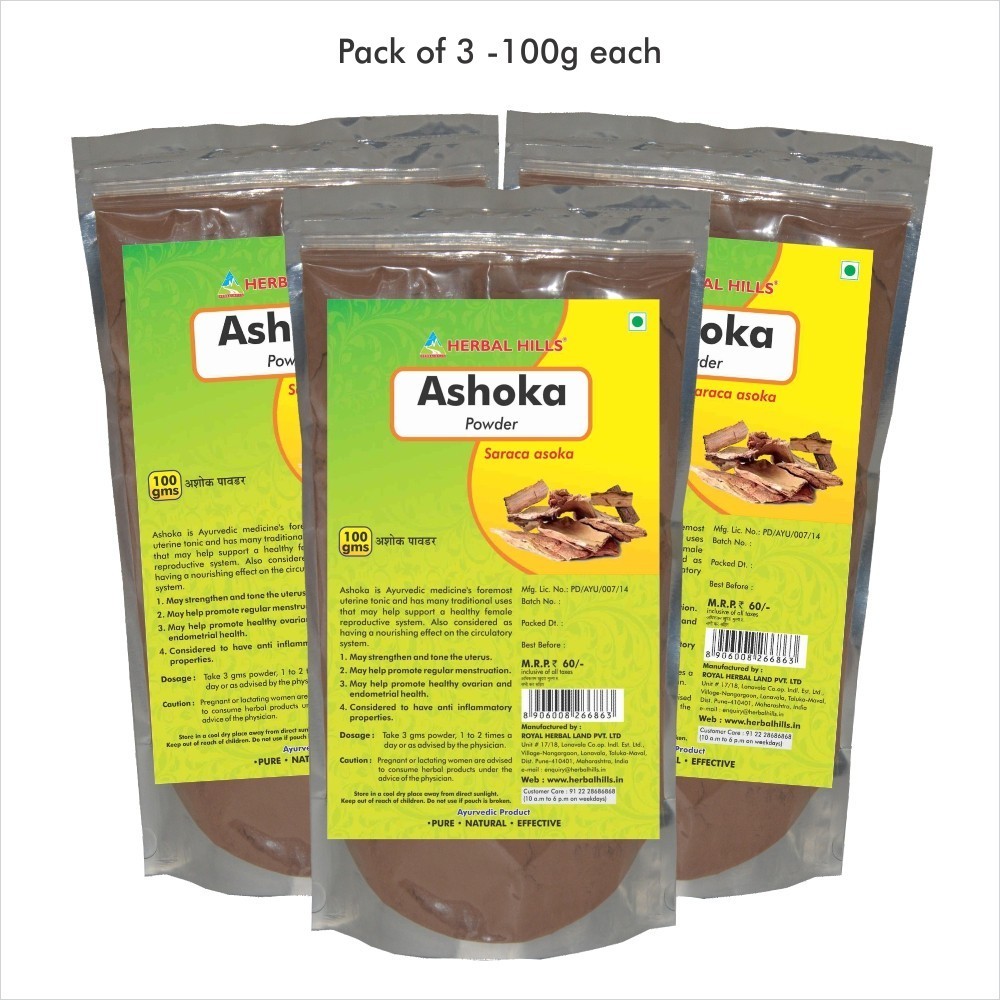 Ashoka Powder, 100 gms powder