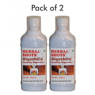Digeshills Herbal Shots 500ml (Pack of 2)