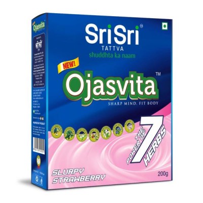 Sri Sri Strawberry Ojasvita - Sharp Mind & Fit Body, 200g,500g