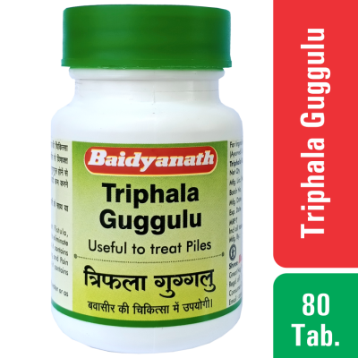 Baidyanath Triphala Guggulu, 80 TAB