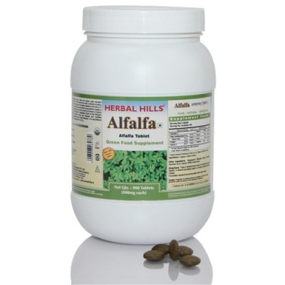 Herbal Hills Alfalfa, 500 Tablets