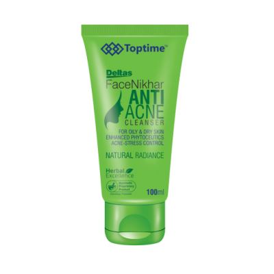 Toptime Face Nikhar Anti Acne Face Cleanser, 100 ml