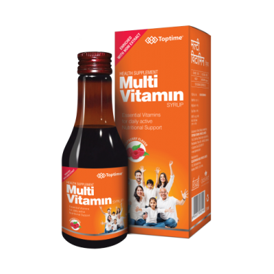 Toptime Multivitamin Syrup, 200 ml