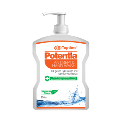 Toptime Potentia Antiseptic Hand Wash, 250 ml