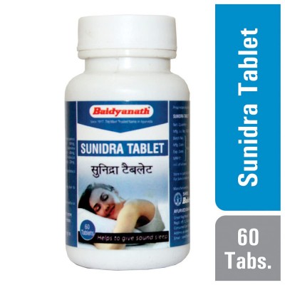 Baidyanath Sunidra Tablet, 60 Tab