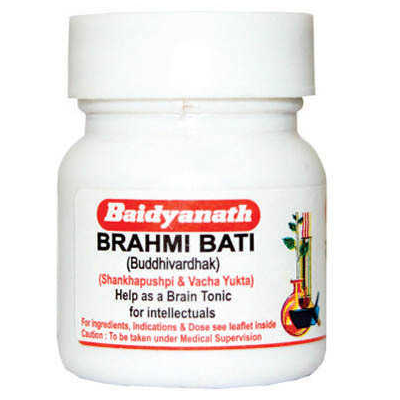 Baidyanath BRAHMI BATI (BUDDHIVARDHAK), 80 TAB