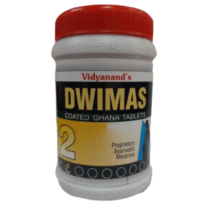 Vidyanand's Dwimas, 120 Tablets