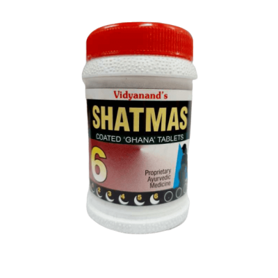 Vidyanand's Shatmas, 120 Tablets
