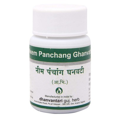 Dhanvantari Neem Panchang Ghanvati, 500 Grams