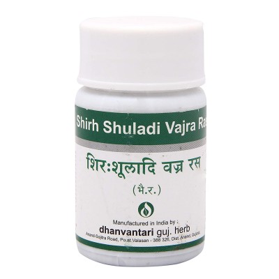 Dhanvantari Shirh Shuladi Vajra Ras, 60 Tablets