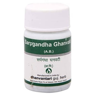 Dhanvantari Sarpagandha Ghanvati, 60 Tablets