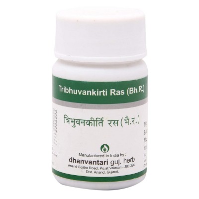 Dhanvantari Tribhuvankirti Ras, 60 Tablets